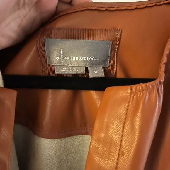 Anthropologie The Somerset Mini Dress Faux
Leather Edition - Picture 5 of 7